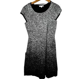 LONDON TIMES Fit and Flare Sweater Dress Size Large. NWOT.